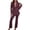 9#Wine Red, variant on Xingpeng Classic Women's Blazer Jacket Fall Winter Business Casual Long Sleeve Notch Lapel Work Office 2026 Pink S