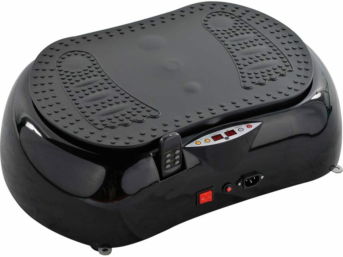 Mini Fitness Machine Vibration Platform, Electric Portable Full body Workout Equipment For Home Exercise with Remote Control