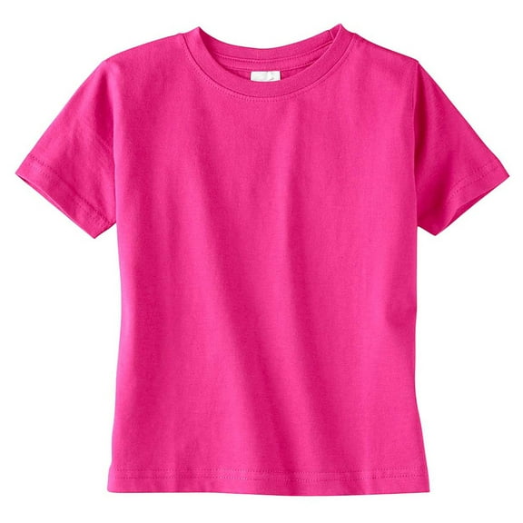 Toddler Fine Jersey Tee , 3321 , Hot Pink , 2T