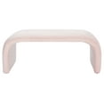 thumbnail image 4 of SAFAVIEH Tenko Modern Solid Glam Accent Bench, Light Pink, 4 of 9