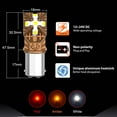 thumbnail image 5 of Lasfit 1156 7506 1141 LED Bulbs for Back Up Reverse Lights, Daytime Running Lights, Polarity Free 6000K Xenon White, 5 of 9