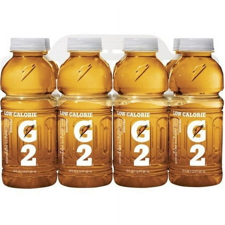 Gatorade G2 Low Calorie Orange Sports Drink, 20 Fl. Oz., 8 Count