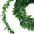 thumbnail image 4 of 24.6Ft Artificial Silk Scindapsus Ivy Leaf Garland Plant Vine Foliage Decor Artificial Ivy Garland Foliage Green Leaves Fake Vine Headband Artificial Leaf Vine Fake Hanging Plants for Wedding Party, 4 of 5