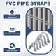 thumbnail image 4 of Abrazadera de conducto de plástico con 2 agujeros, soporte de tubería de plástico para tuberías y cables de conducto de 2-1/2", 4 of 6