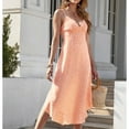 thumbnail image 1 of Vestido informal de verano para mujer, vestido informal de verano para mujer, vestido sin mangas para mujer, vestido con estampado de lunares, vestido sólido de rendimiento, 1 of 6