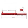thumbnail image 2 of pitrice Folding Bike Easy Wheel Easywheel Bar Transport Rear Extension Telescopic Rod Red, 2 of 9