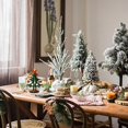 thumbnail image 4 of Funny Desktop Wooden Christmas Tree Decor Christmas Toy Set With Mini Ornaments, 4 of 5