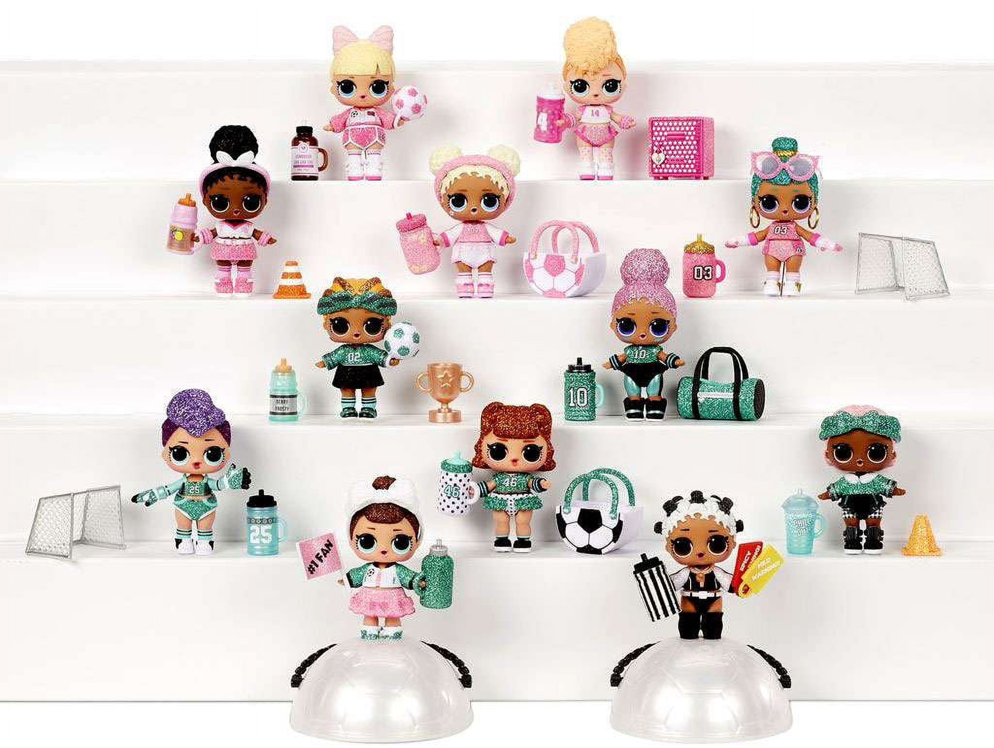 LOL Surprise All Stars BBs Series 3 Soccer Teal Rockets Mystery Pack (TEAL Team, 1 RANDOM Figure!)