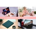 thumbnail image 6 of iPad Pro 12.9 inch Case with Keyboard Compatible for iPad 12.9-inch 2022/2021/2020 (6th/5th/4th Gen) with Pencil Holder,Smart Folio Tablet Cover with 7 Color Backlit Detachable Wireless Keyboard(Pink), 6 of 11