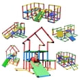 thumbnail image 1 of Funphix Jumbo Construction Kid Toy Set Jungle Gym Play Structure, 467 Piece, 1 of 7