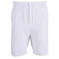 thumbnail image 4 of FITORON Mens Cargo Shorts, Relaxed Fit Solid Drawstring Casual Summer Outdoor Mens Shorts White, 4 of 5