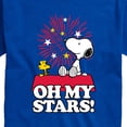thumbnail image 3 of Peanuts - Oh My Stars - Men's Short Sleeve Graphic T-Shirt, 3 of 6