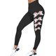 thumbnail image 1 of Gibobby Leggings afelpados de invierno para mujer Pantalones de entrenamiento para mujer, cómodos, informales, con estampado de béisbol(Rojo,M), 1 of 4