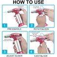 thumbnail image 3 of Sondiko Butane Torch, Adjustable Jet Flame Soldering Torch, Soldering Equipment Power Tools,Butane Torch Lighter,Blow Culinary Torch-Pink(Not Included Butane Gas), 3 of 7