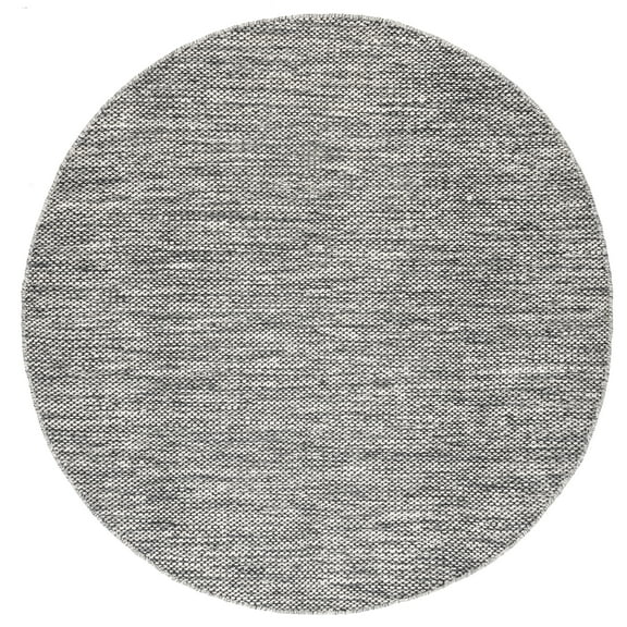 nuLOOM Alessi Solid Farmhouse Cotton Area Rug, 6', Gray
