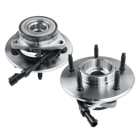 A-Premium Wheel Hub and Bearing Assembly Compatible with Ford Expedition 1997-2000 Lincoln Navigator 1998-2000 4WD Front Left and Right 2-PC