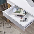 thumbnail image 4 of hirigin Home Office Desk Computer Desk Writing Table Workstation with Drawers, 4 of 6