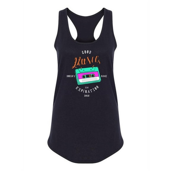 Good Music Quote Tank Women -Image by Shutterstock, Female Medium