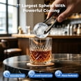 thumbnail image 5 of Sphere Ice Maker,164pcs/Day,Ice Ball Maker with Self-Cleaning&Timer,LED Touch Screen,Large Capacity Ice Maker for Home Bar,Whiskey & Cocktails, 5 of 10