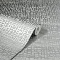 thumbnail image 2 of Arthouse Satoni Silver Geometric Wallpaper, 2 of 2