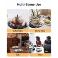 thumbnail image 2 of 13 Inch Round Placemats Set of 6, Mist Forest Non Slip Heat Insulation PP Table Mats, Beige Farmhouse Vintage Nature Scenery Washable Place Mats for Kitchen Dining Party Table Decor, 2 of 7