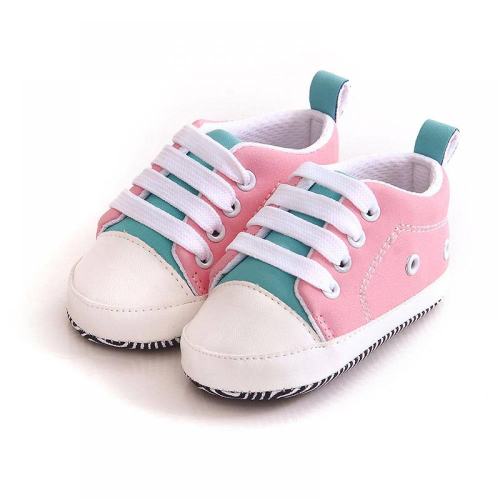 Infant Toddler Baby Boy Girl Soft Sole Crib Shoes Sneaker Newborn to 18 Months 