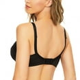 Anita Comfort Women's Non-Wired Support Bra - Strain-Relief Design, Wide Padded Straps, 3-Section Cups, Black Size 44D