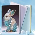 thumbnail image 1 of Cuaderno de mosaico de diamantes Wdftyju 5D A5 50 páginas zodiaco chino embutido en tela, 1 of 5