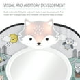 thumbnail image 4 of The Peanutshell Musical Baby Car Seat Mirror, Woodland Animals with Lights, 4 of 5
