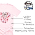 thumbnail image 4 of Minnie Valentine's Red Hearts Big Bow Shirt, Valentine Shirt Unisex Short Sleeve Shirt ( XX-Large, Light Pink), 4 of 5