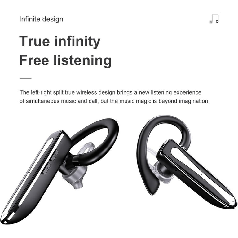 The Performer E55 Wireless Earbuds Bluetooth Headset Wireless Bluetooth Earpiece Ultralight Earphone HandsFree For Cellphones Driving Office