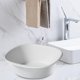 thumbnail image 1 of Lavabo, bañera de , 34x32x1 1cm/13,39x12,60x4,33 pulgadas, bañera multiusos, bandeja para lavar platos, para lavandería, jardín, baño, hogar, blanco Macarena lavabo, 1 of 8