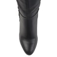 thumbnail image 5 of Women's Distressed Faux Leather Faux Lace-up Over-the-knee Boots, 5 of 9