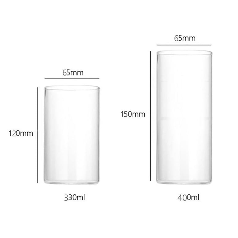 11 Oz/13.5oz Drinking Glasses,clear Tall Glass Cups for Water, Juice, Beer,  Drinks