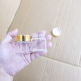 thumbnail image 5 of 25ml Transparency Glass Bottle with Gloden Aluminum Cover Clear Bottle With Gold Lid for Wedding Small Wishing Bottles Wholesale 6pcs, 5 of 5
