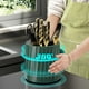 thumbnail image 4 of Portacuchillos y soporte para utensilios giratorio de 360 grados | Organizador de cocina multifuncional con cubo para palillos | Almacenamiento de encimera que ahorra espacio, 4 of 6