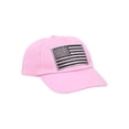 thumbnail image 1 of Youth Sized USA Adjustable Unstructured Hat - Light Pink, 1 of 2
