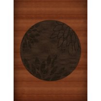 Dalyn Dover Area Rug DV17 Dv17 Fudge Floral Leaves 12' x 12' Round