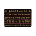thumbnail image 7 of DouZhe Boho Ethnic Tribal Elements Rugs Doormat, Non-Slip Machine Washable Carpets Floor Door Mat , 36" x 24", 7 of 7