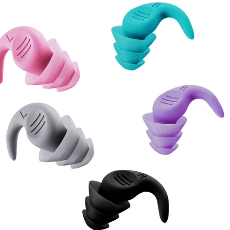 Bouchons D’oreilles De Natation – 3 Paires En Silicone, Réutilisables, étanches, Avec Boîtiers, Pour Surf Et Sports Nautiques