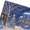 thumbnail image 6 of Funny Tin Sign, Christmas Tree, Cabin, Snow,Night, Christmas Decorative Metal Sign for Party Home Office Coffee Bar Club Man Cave Wall Decor, Vintage Farmhouse Tin Sign 12x16 inches, 6 of 8