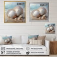 thumbnail image 4 of Designart "Pure Shell Simplicity I" Seashell Floater Framed Canvas Wall Art, 4 of 5