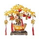 thumbnail image 1 of Adorno de árbol de dinero de cristal, lingote de oro de la fortuna, decoración de inauguración de la casa., 1 of 4