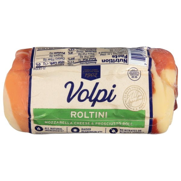 Volpi Roltini Mozzarella Cheese Prosciutto Ham Roll