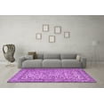 thumbnail image 3 of Ahgly Company Indoor Rectangle Persian Purple Traditional Area Rugs, 7' x 10', 3 of 4