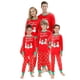 thumbnail image 1 of Pijamas de Navidad a juego para adultos, ropa de dormir de muñeco de nieve, pijamas de algodón, conjunto de pantalones para hombres y mujeres, 1 of 6