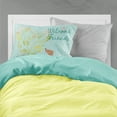 thumbnail image 2 of Carolines Treasures BB7631PILLOWCASE Welcome Friends Red Dachshund Fabric Standard Pillowcase Standard multicolor, 2 of 2