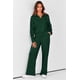 thumbnail image 2 of Conjunto Deportivo Mujer PRETTYGARDEN Sudadera con Media Cremallera y Pantalón Palazzo de Pierna Ancha - M, 2 of 7