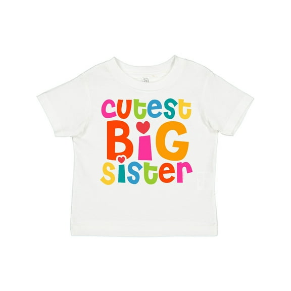 Inktastic Cutest Big Sister Girls Toddler T-Shirt