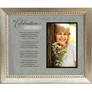 Memorial/Remembrance Photo Frame With Inspirational A Celebration Of Life Poem
